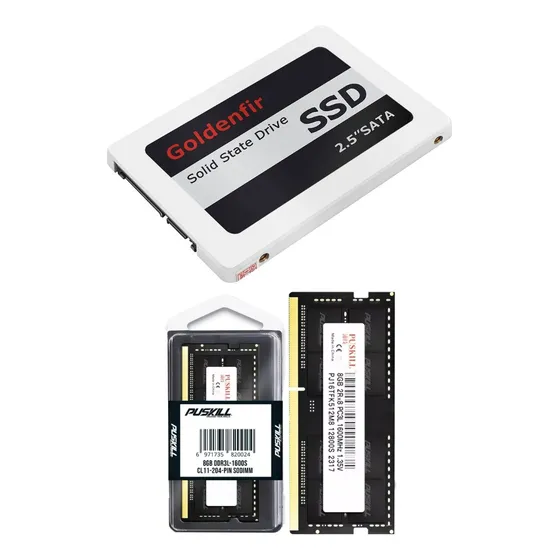 Kit Upgrade Notebook Samsung Ssd 128gb + 8gb Memória Ram