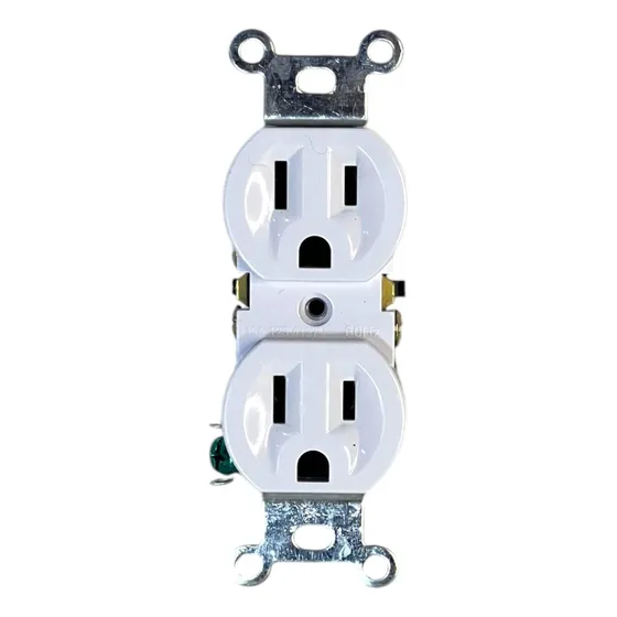 Toma Corriente Doble 270 Blanco Pack 2 Und Vitron
