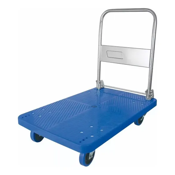 Carro De Carga Yegua Multiuso Plegable 4 Ruedas Manual 300kg