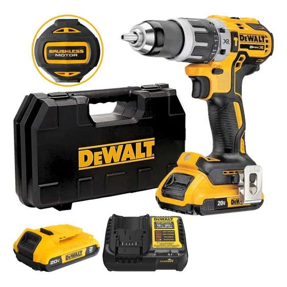Taladro Percutor Inalambrico Dewalt 20v Brushless Dcd796d