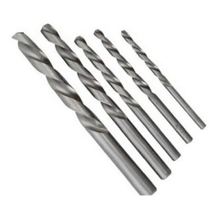 Kit 5 Brocas Aço Metal 4 5 6 8 E 10 Mm Titânio Furadeira Kit 5 Brocas Aço Metal 4 5 6 8 E 10 Mm Titânio Furadeira