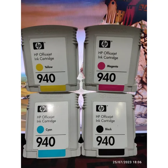 Cartucho De Tinta Plotter Hp 940 Cyan C4903a Caracas Vacio
