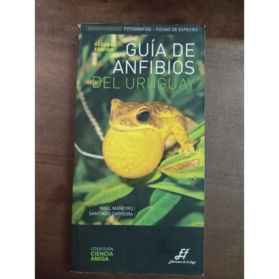 Libro Guía De Anfibios Del Uruguay