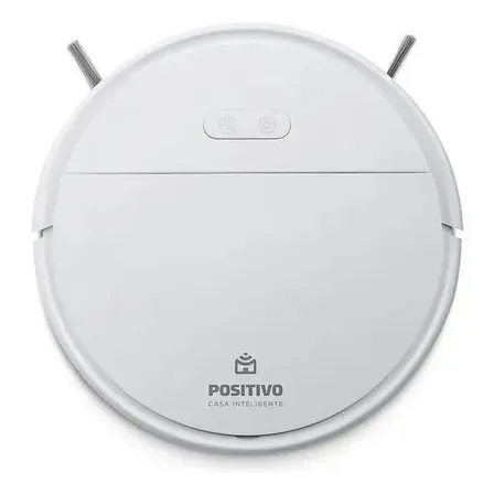 Smart Robô Aspirador Wi-Fi 3 em 1 com sensor inteligente cor branco positivo