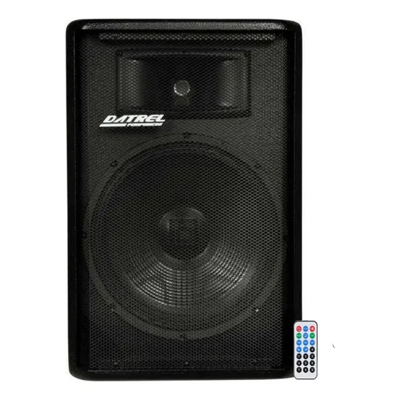 Caixa De Som Ativa Datrel Af15-500 Bluetooth Mp3 Cor Preto