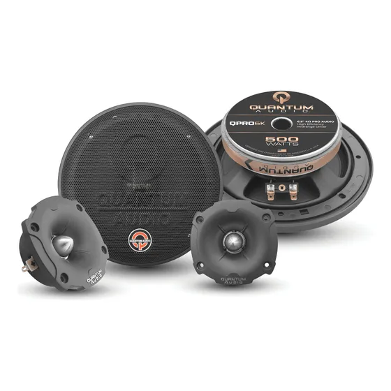 Set De Medios Quantum Qpro6k 6.5 Pulg 500w Max
