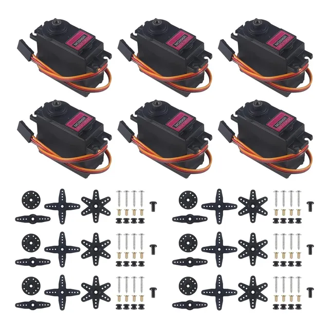 Servomotor Mg996r Engranajes Metálicos 15kg 180° Servo Motor