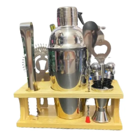 Juego De Coctelería Set De Barman Bartender Práctico