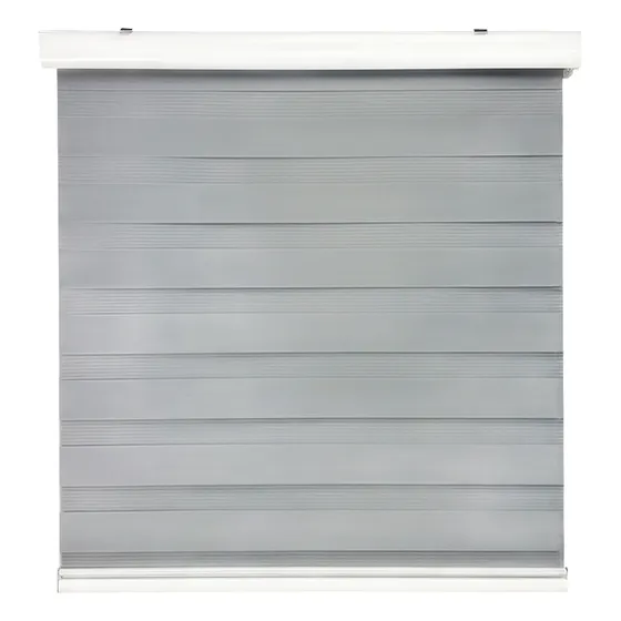 Cortina Roller Duo Zebra Día Y Noche 150 X 200 Cm Gris Guiza