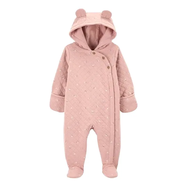 Mameluco Con Capucha Carters Rosa 9m