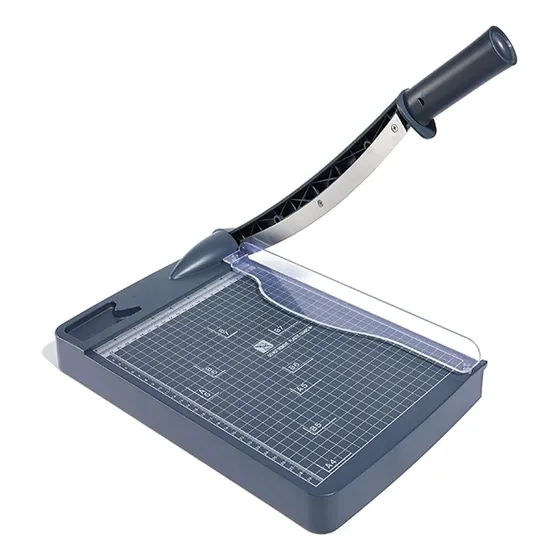 Guillotina Para Papel A4,capacidad Para 16 Hojas,recorte De 12 Pulgadas Con Barandilla,palanca Afilado,protección De Seguridad,cortadora De Guillotina Fotos Para Hogar Escuela Oficina