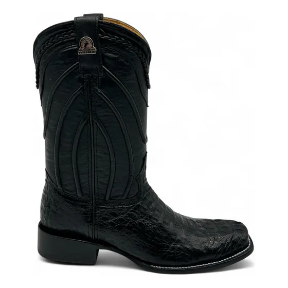 Botas Vaqueras Para Hombre En Piel De Coco Nuca