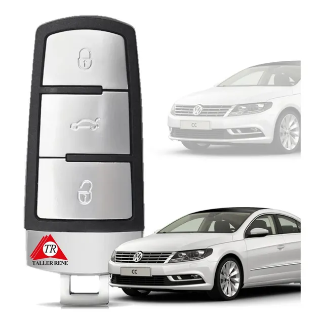 Copia Llave Telemando Vw Passat No Presencia Codificada 48
