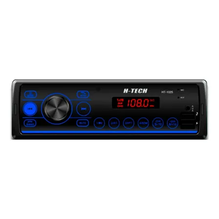 Auto Rádio Bluetooth Htech Ht-1025 2 Usb Mp3 Auxiliar 4x25w