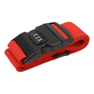 A Alça De Bagagem Para Mala, Cinto Ajustável Para Vermelho A Alça De Bagagem Para Mala, Cinto Ajustável Para Vermelho