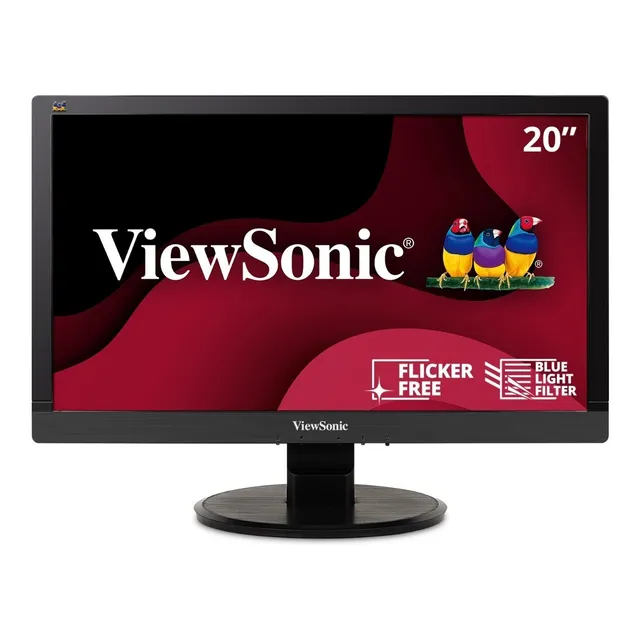 Monitor ViewSonic con pantalla de 20" 60Hz 127V y resolución Full HD