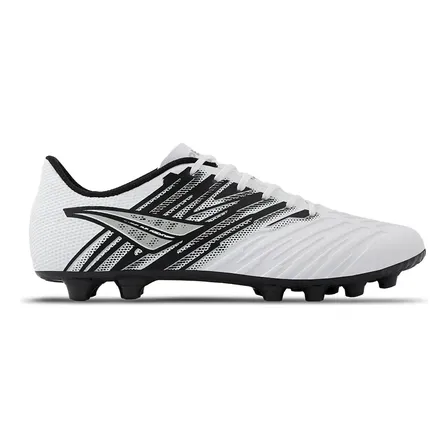 Chuteira De Campo Masculina Furia Y-4 Penalty Branco-prata-preto Lisa 41 Br