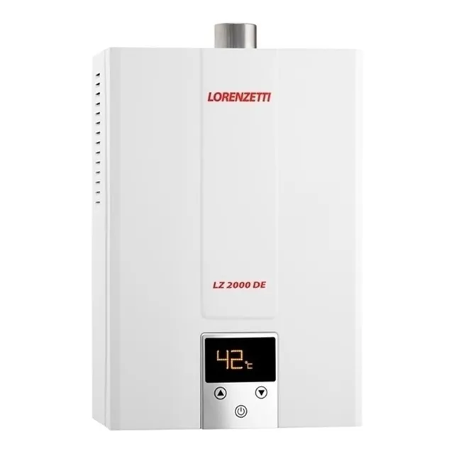 Aquecedor Digital De Água A Gás Gn Lz 2000 Lorenzetti 20L