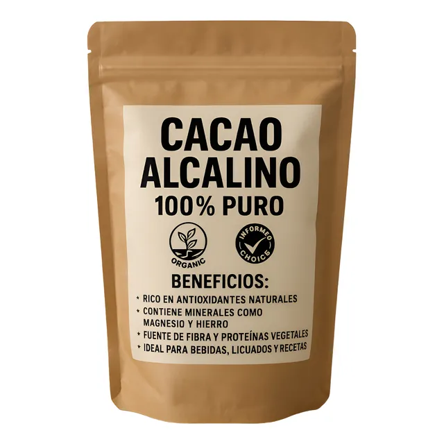Cacao Alcalino Oscuro 100 % Puro Promocion 1 Kilo $290...!!!