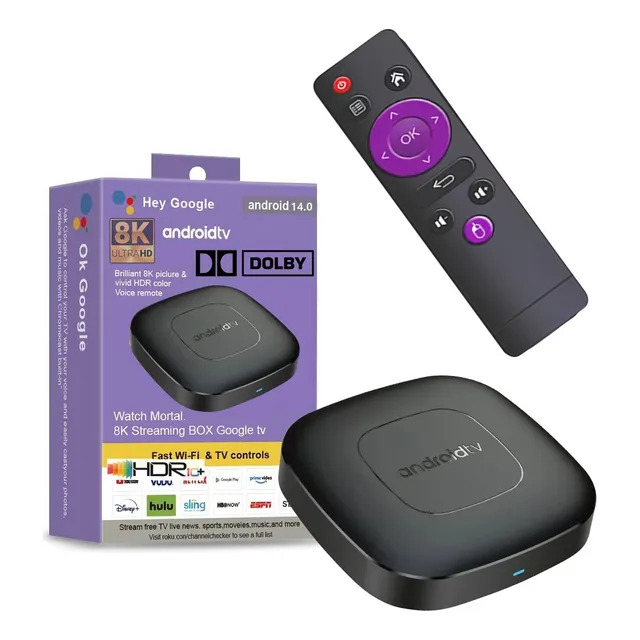 Tv Box Android 14 Tv Ilimitada Premium Liberada Google Bt 8k