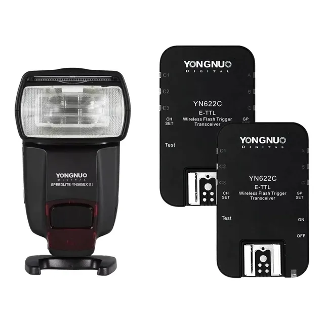 Combo Flash Yn565ex Iii  +  2 Radio 622 Yongnuo Nikon Canon