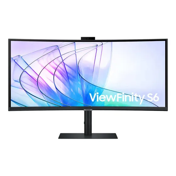 Monitor Samsung Viewfinity S6 34 2024 Uwqhd Cor Preto