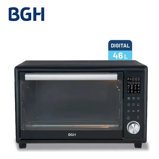 Horno Eléctrico Digital BGH 46 Litros Negro BHE46DN25I