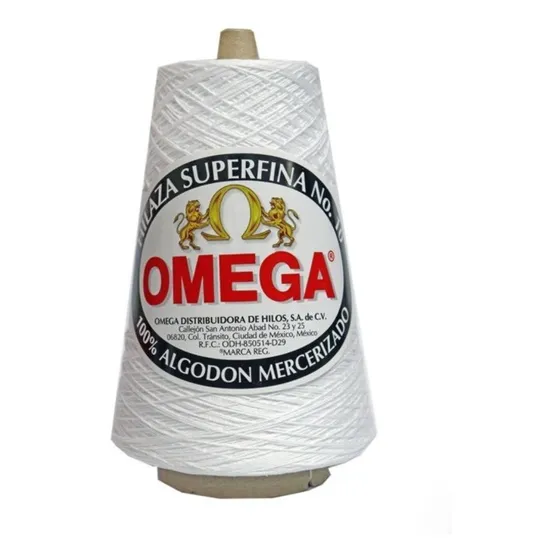 Hilaza Superfina No. 10, Omega 100% Algodón, Cono De 240g