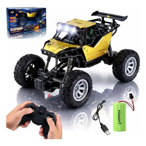 Carrinho Controle Remoto Monster Recarregavel Carro Brinquedo