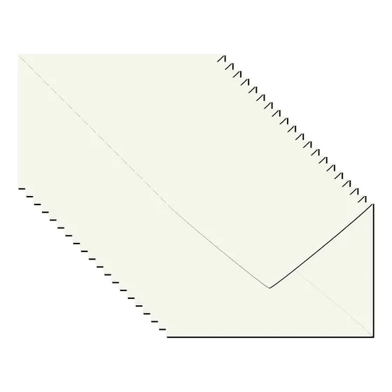 Kit C/100 Envelopes Carta Branco Liso - 114mm X 162mm