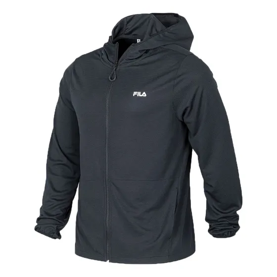 Campera Fila Running Hombre  Flow Sport H - Negro Ras