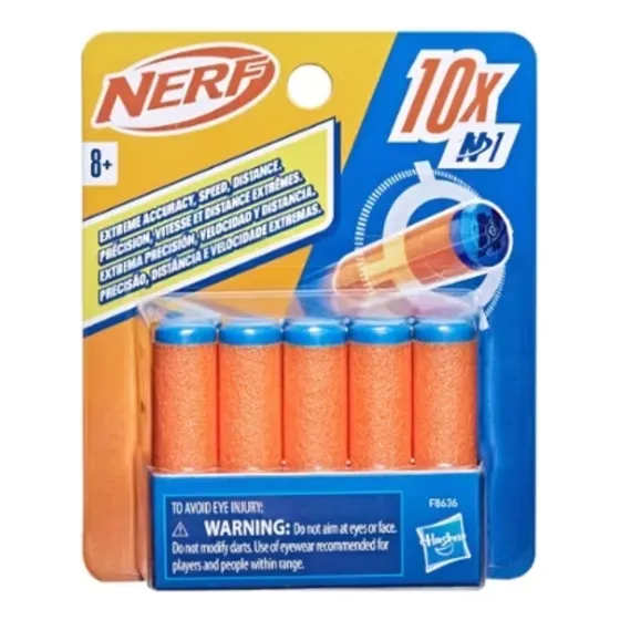 Refil Nerf N Series 10 Dardos Hasbro F8636