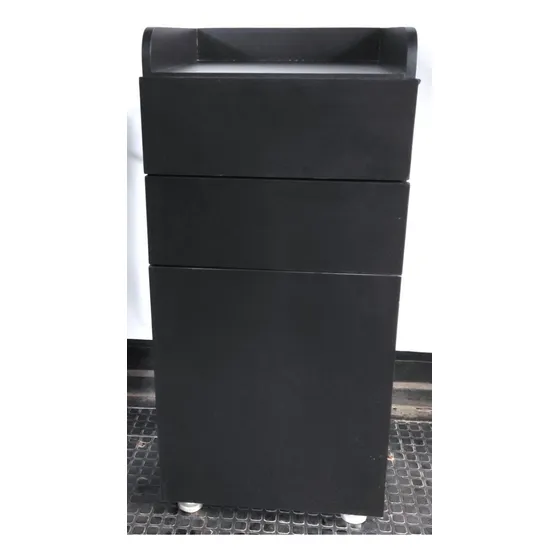 Arturito Mueble De Oficina En Madera Negro Usado!!! 