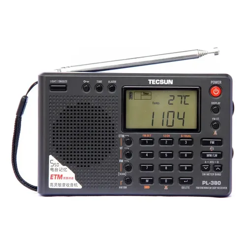 Tecsun Pl-330 Rádio Banda Completa Portátil Fm Estéreo Lw/mw