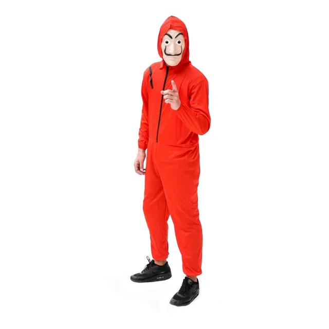 Disfraz De La Casa De Papel / Mascara Incluida Charrua Store