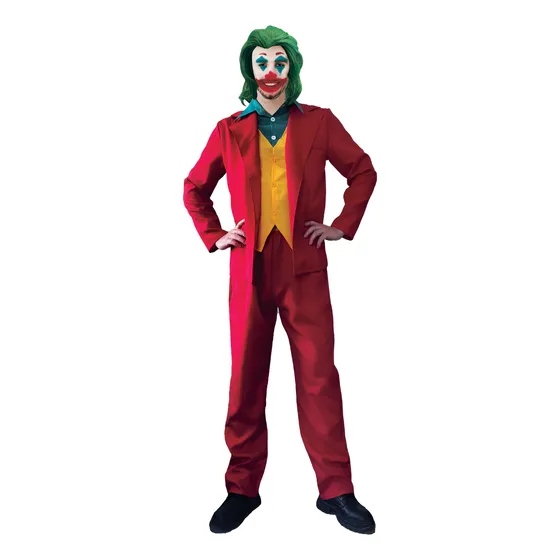Disfraz Disfraces Joker Guason Payaso Fiesta Halloween Adult