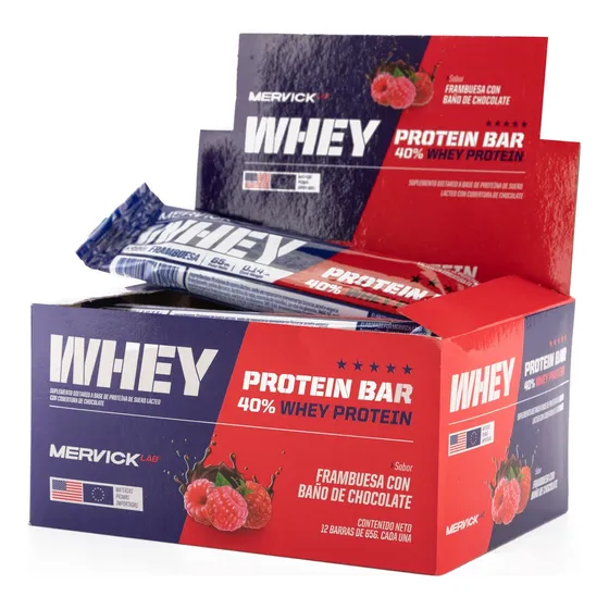 Mervicklab Whey Protein Bar Carbohidratos Caja De 780g 12 Un