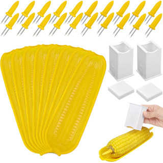 Set Platos Para Elote Charolas Soportes Agarre Mazorca Maiz Set Platos Para Elote Charolas Soportes Agarre Mazorca Maiz