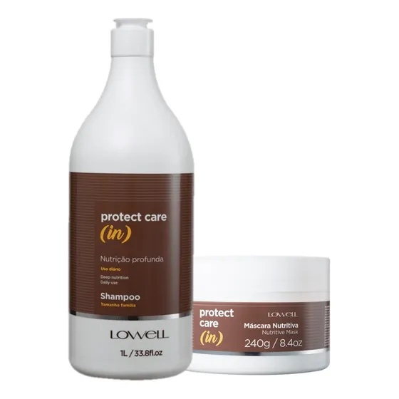 Kit Lowell Protect Care(in) Salon Limpeza Suave (2 Produtos)
