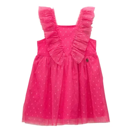 Vestido Niña Bubblegummers Laurina Carmin