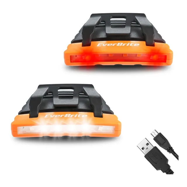 Everbrite 2 Luz Recargable Para Impermeable Funcion Roja