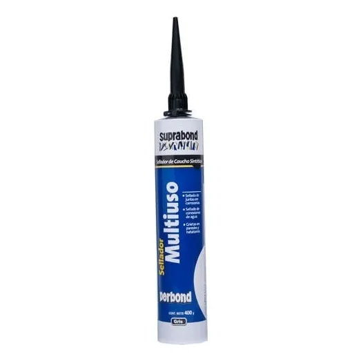 Sellador Multiuso Perbond En Cartucho De 400ml Gris