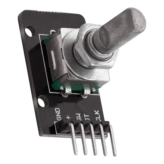 Encoder Rotativo Ky-040 C/pulsador 20 Pasos X Vuelta Arduino