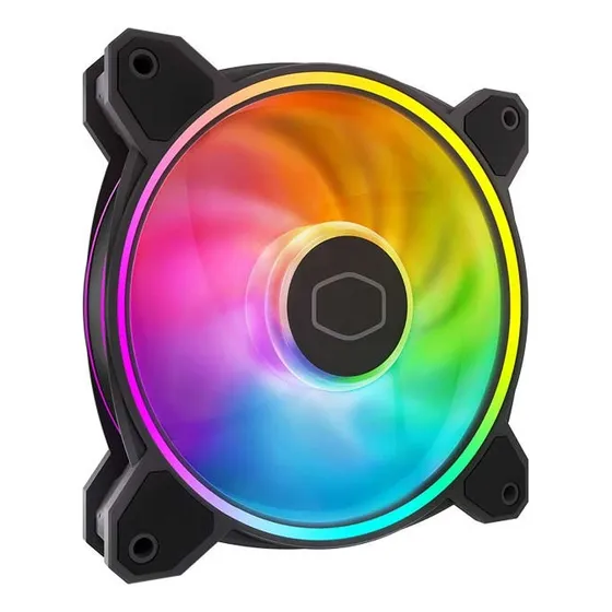 Fan Gabinete Cooler Master Masterfan Mf120 Halo2 Negro Argb LED RGB