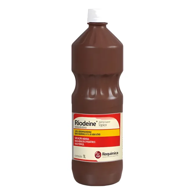 Iodopovidona Pvpi Tópico 1000ml ( Riodeine ) - Rio Quimica