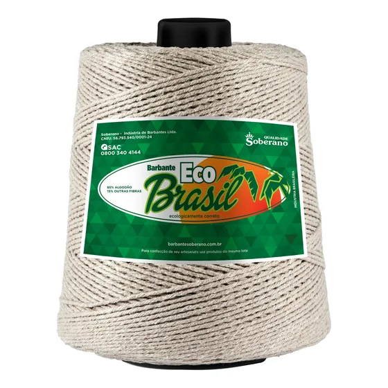 Barbante Soberano Eco Brasil 1kg Fio 6 - Escolha As Cores