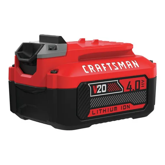 Batería De Iones De Litio Craftsman V20, 4 Amperios Hora
