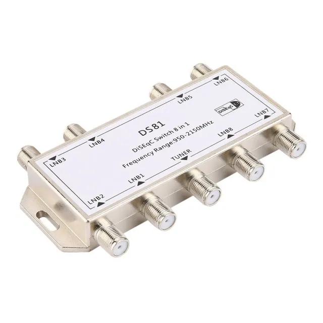 Diseqc Interruptor De Señal Satelital 8x1 Antenas C/ku Tvsat