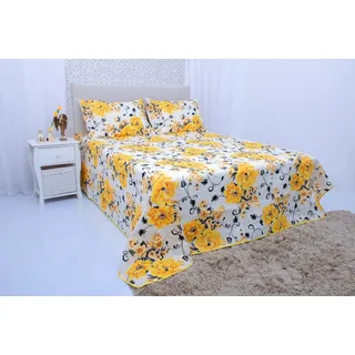 Kit Cobre Leito Colcha Para Cama Casal Queen 3 Pçs Com Viés Kit Cobre Leito Colcha Para Cama Casal Queen 3 Pçs Com Viés