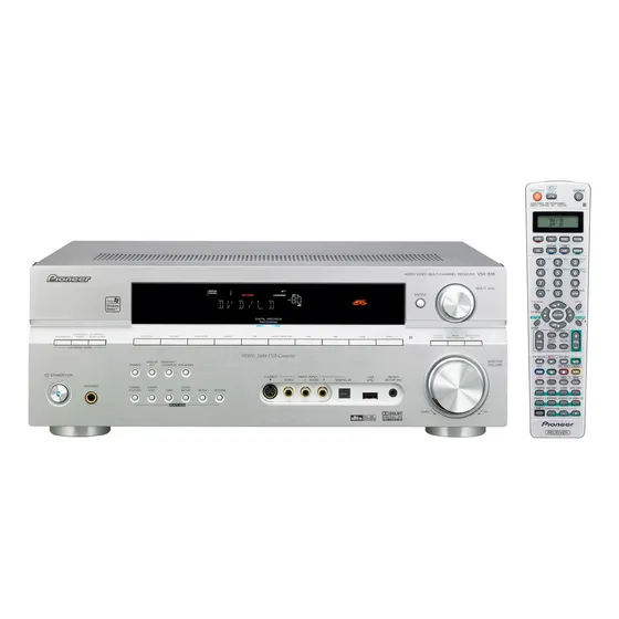 Planta Pioneer Vsx-816-s Amplificador Pioneer Receptor Usa